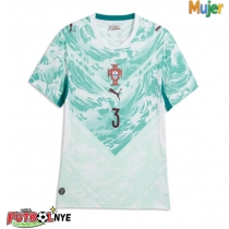 Camiseta Portugal Ruben Dias #3 Visitante Equipación para mujer Mundial 2026 manga corta